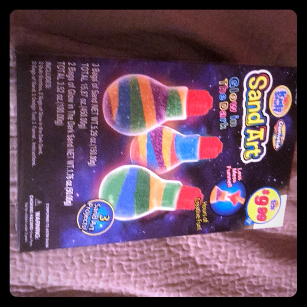 Wanna GLOW in the dark? Sand time!!